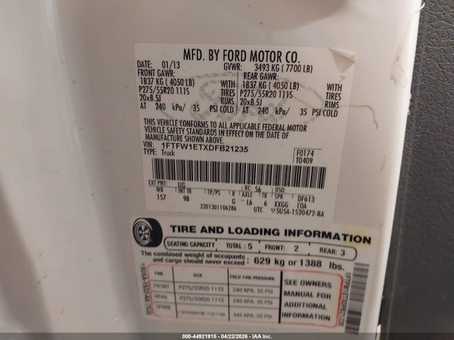 Ford F-150 Platinum