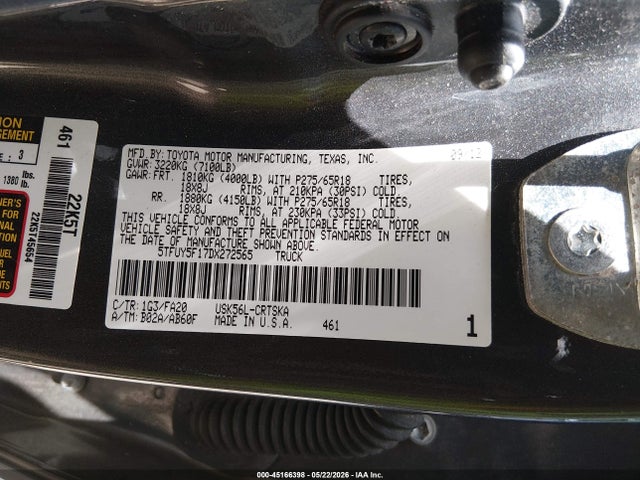 Toyota Tundra Grade 5.7l V8