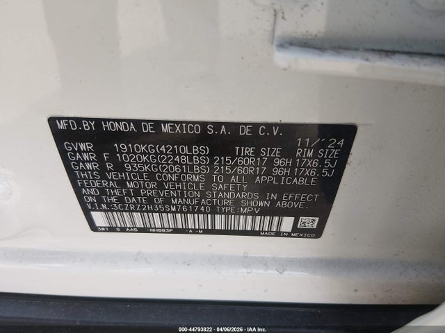 Honda HR-V Awd Lx