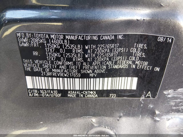 Toyota RAV4 Xle