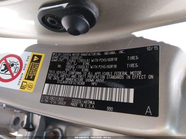 Toyota Highlander Xle V6