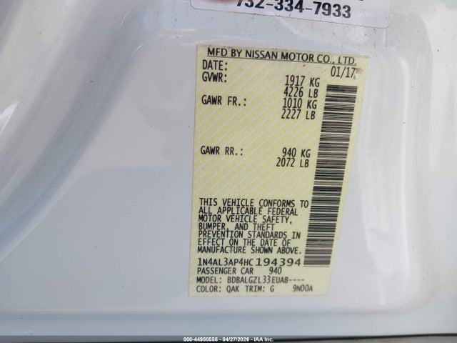 Nissan Altima 2.5 S