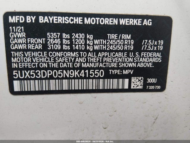 BMW X Series Xdrive30i