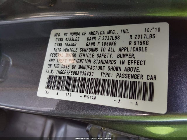 Honda Accord 2.4 Se