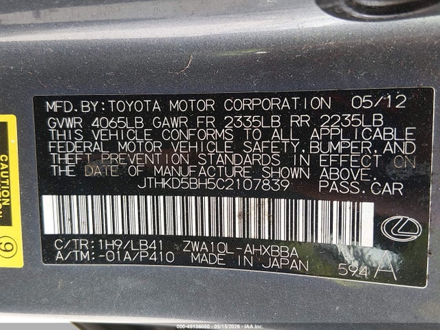 Lexus Ct Premium