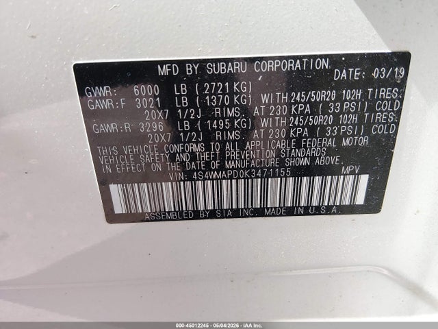 Subaru Ascent Limited