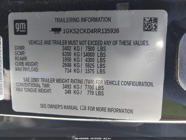 GMC Yukon 4wd At4