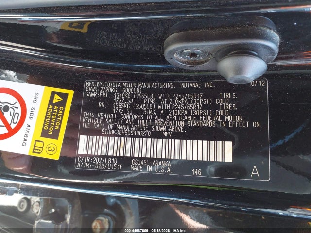 Toyota Highlander Se V6