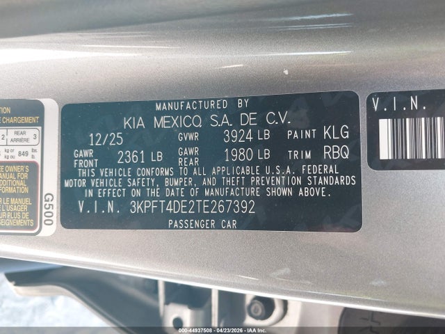Kia K4 Lxs