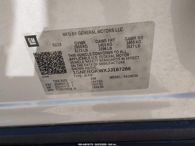Chevrolet Traverse 1lt