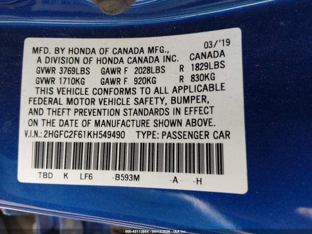 Honda Civic Lx