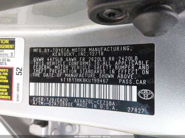 Toyota Camry Se