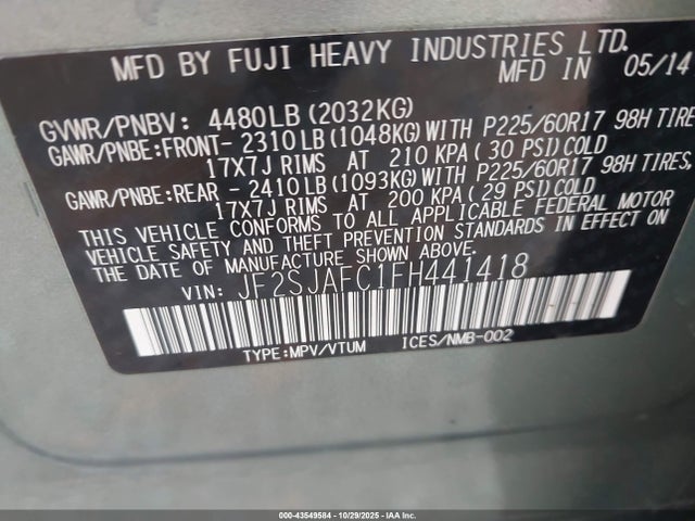 Subaru Forester 2.5i Premium