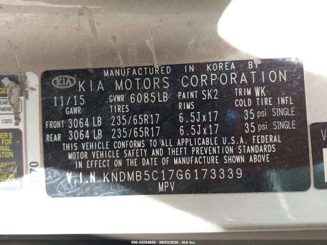 Kia Sedona Lx