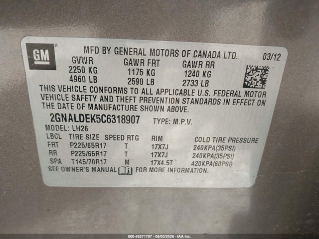 Chevrolet Equinox 1lt