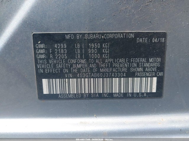 Subaru Impreza 2.0i Premium