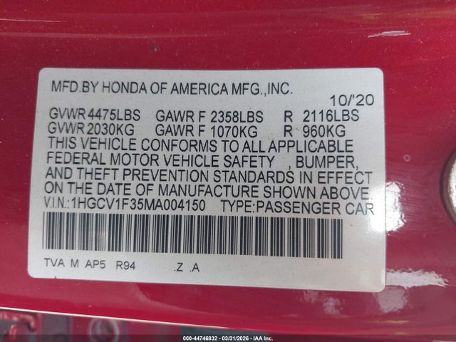 Honda Accord Sport