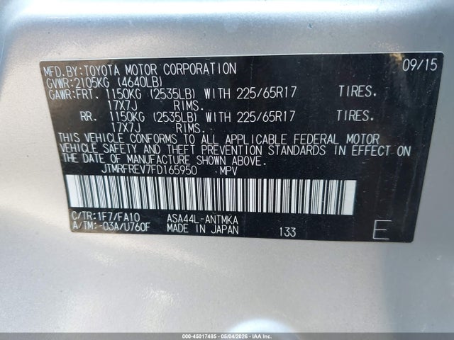 Toyota RAV4 Xle