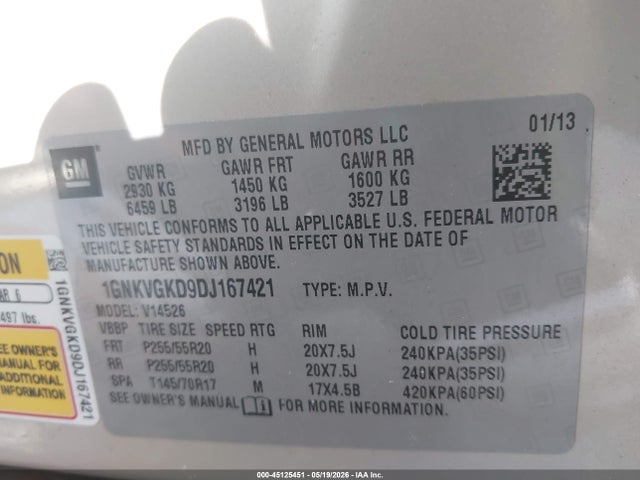 Chevrolet Traverse 1lt