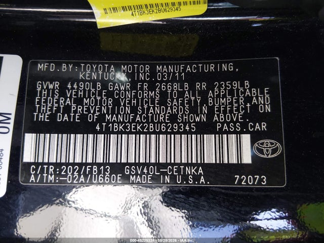 Toyota Camry Le V6