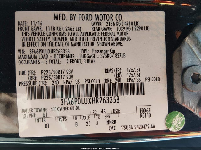 Ford Fusion Se