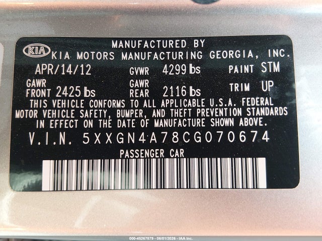 Kia Optima Ex