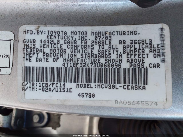 Toyota Camry Se V6
