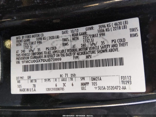 Ford Escape Se