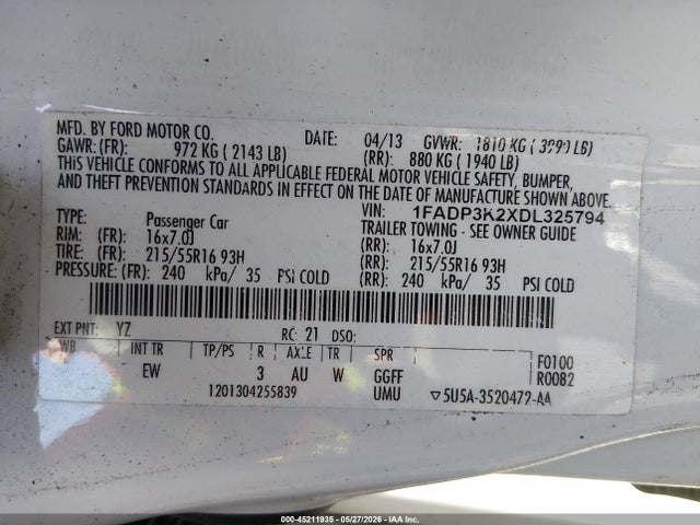 Ford Focus Se