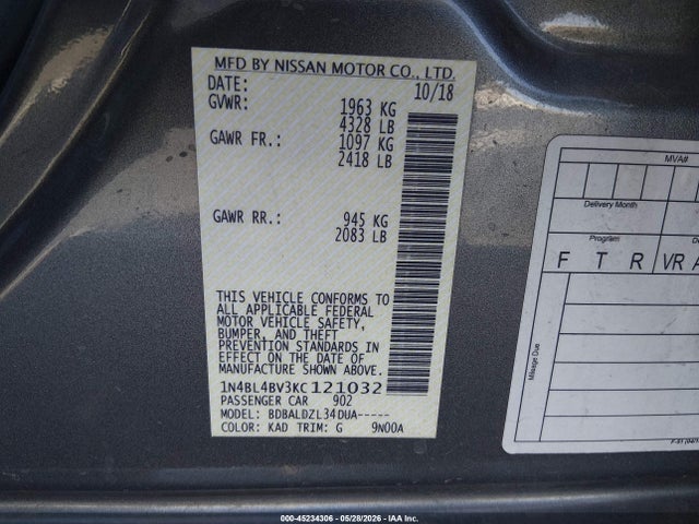 Nissan Altima 2.5 S