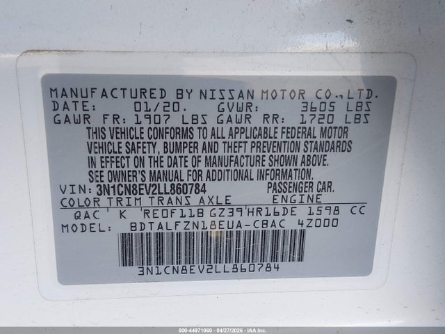 Nissan Versa Sv Xtronic Cvt