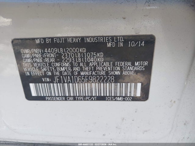 Subaru WRX Premium