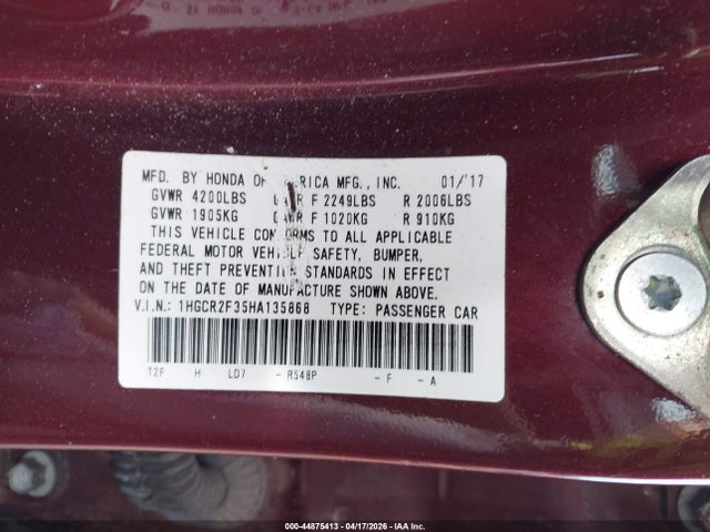 Honda Accord Lx