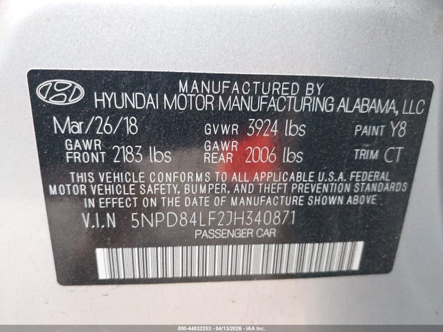 Hyundai ELANTRA Sel