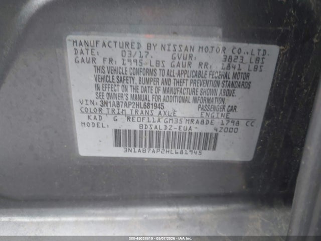 Nissan Sentra Sv