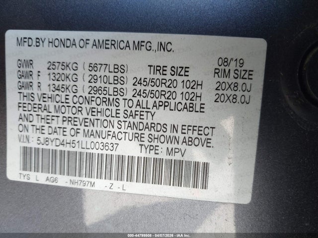Acura MDX Technology Package