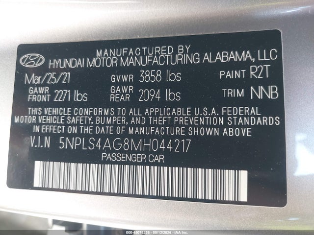 Hyundai ELANTRA Sel