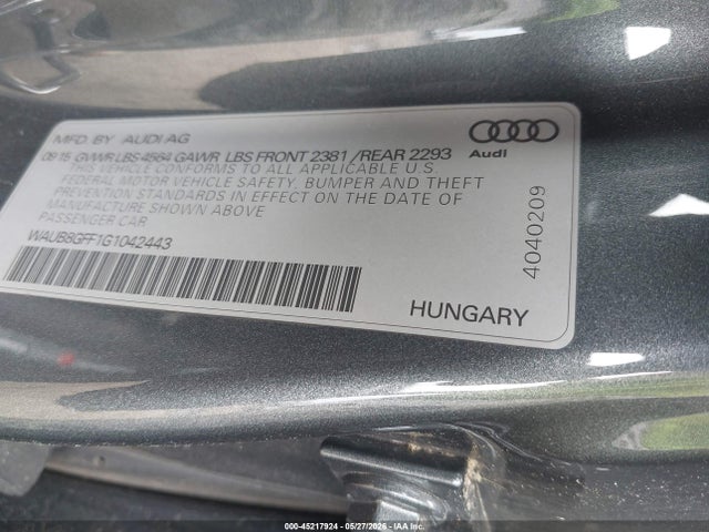Audi A3 2.0t Premium
