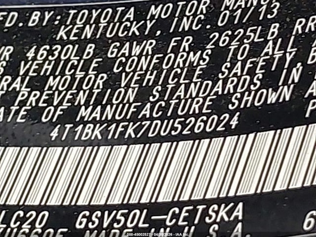 Toyota Camry Se V6