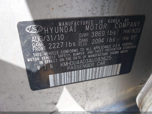 Hyundai ELANTRA Gls