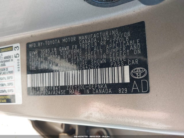 Toyota Corolla Le