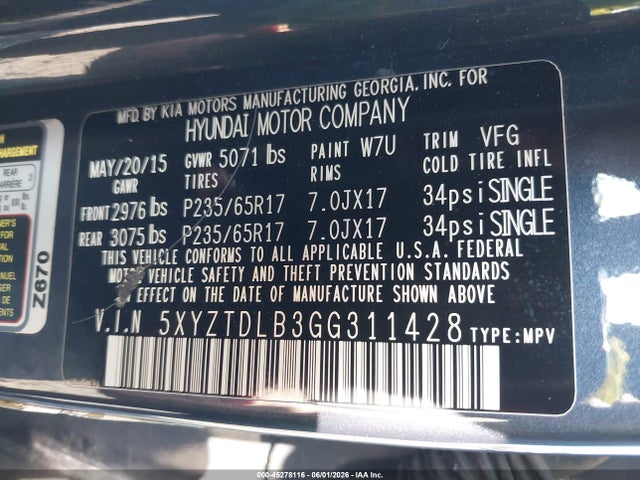 Hyundai SANTA FE 2.4l
