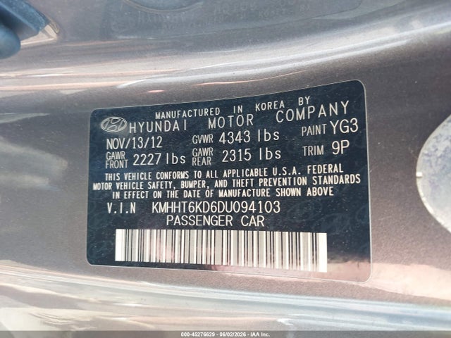 Hyundai Genesis 2.0t
