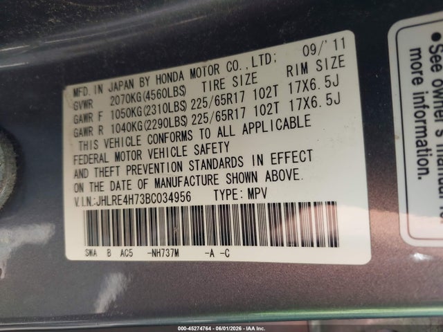 Honda CR-V Ex-l