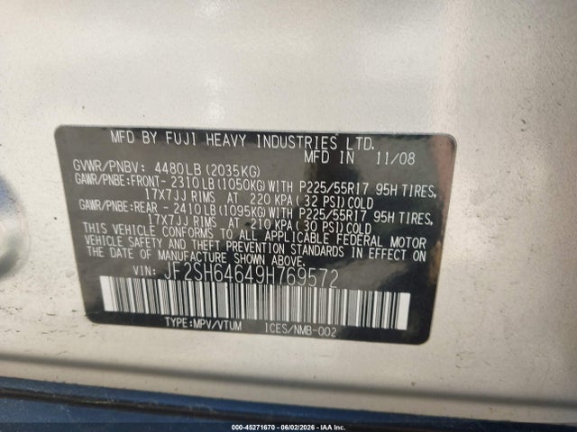 Subaru Forester 2.5x Limited