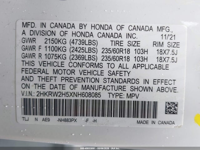 Honda CR-V Awd Ex