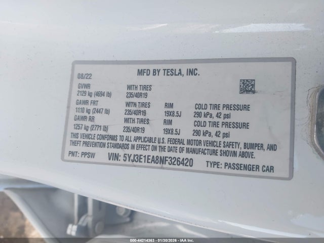 Tesla Model 3 Rear-wheel Drive