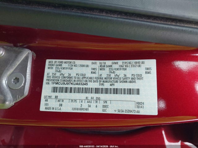 Ford Escape Titanium