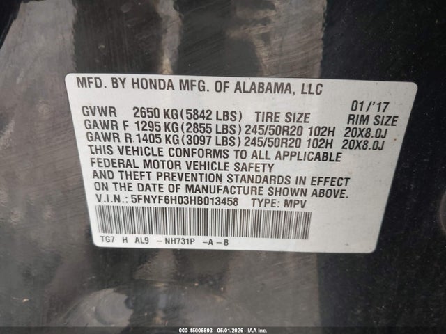 Honda Pilot Elite