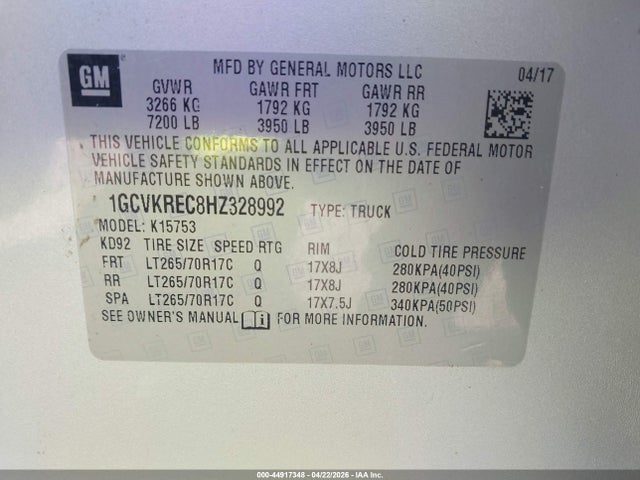 Chevrolet Silverado 1500 1lt